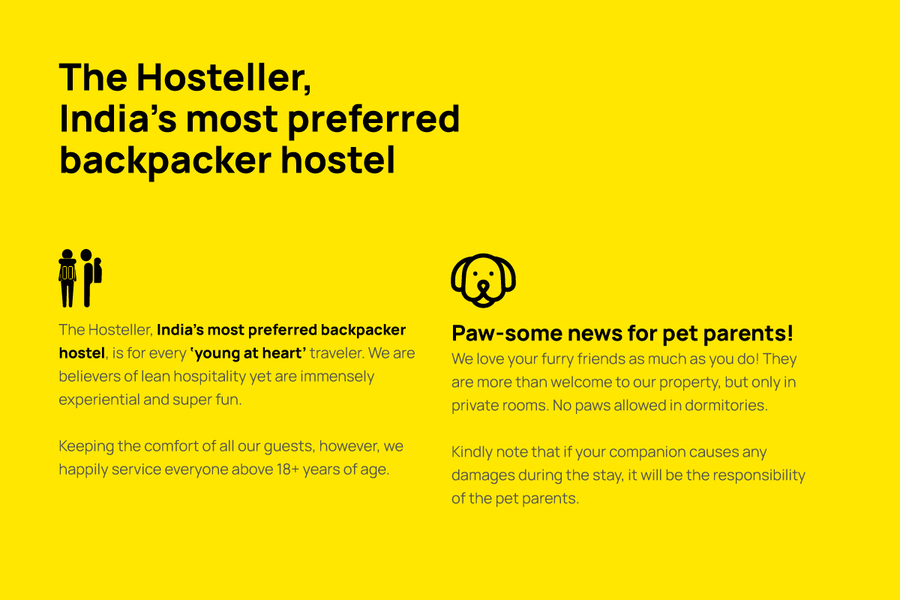 The Hosteller Rishikesh, Upper Tapovan,Mussoorie>>Dehradun,3 star