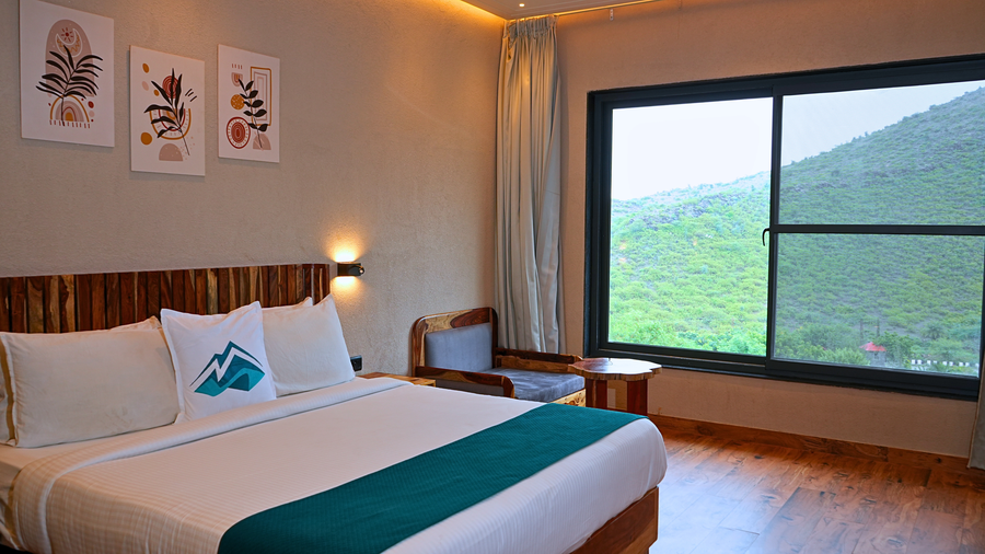 the divine hills resort suites with private pool near iim udaipur