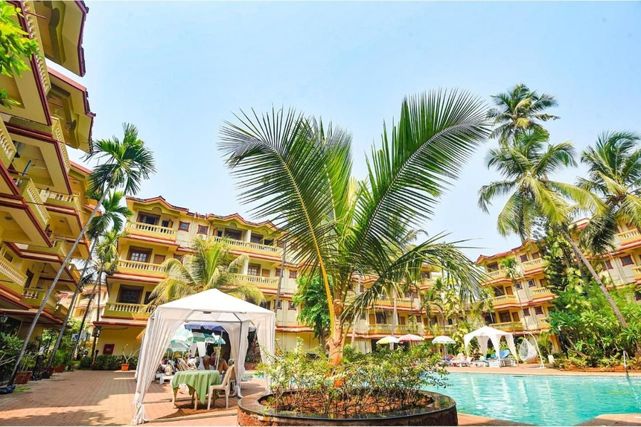 fabhotel prime tanjo highland with pool candolim beach 700m from candolim beach