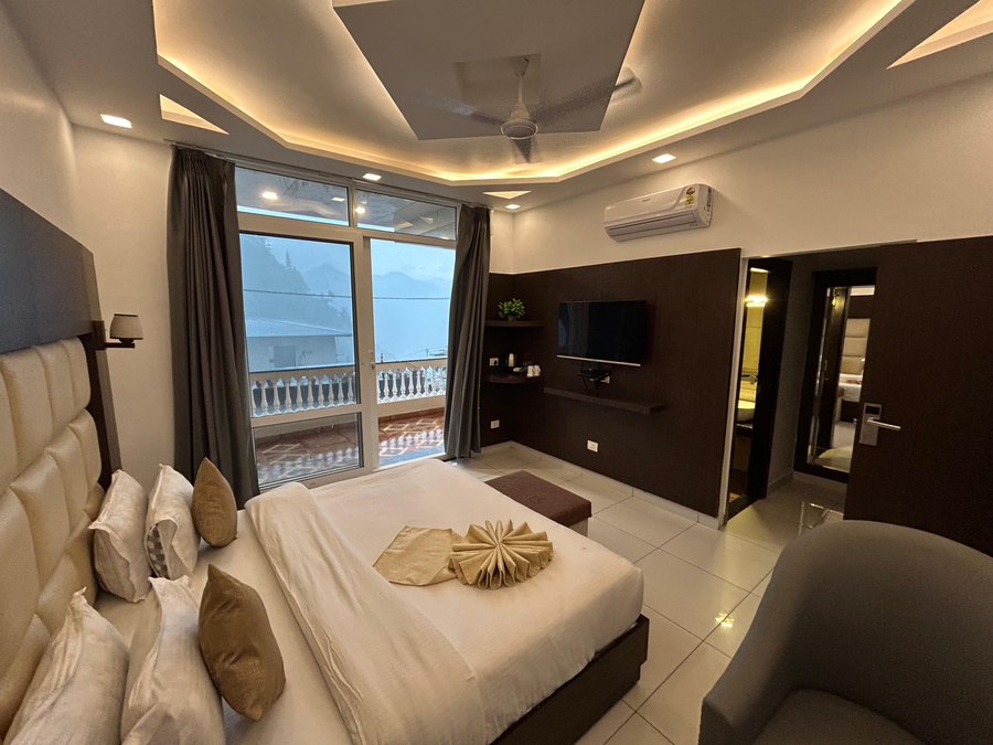 mountain midst rooms with balcony