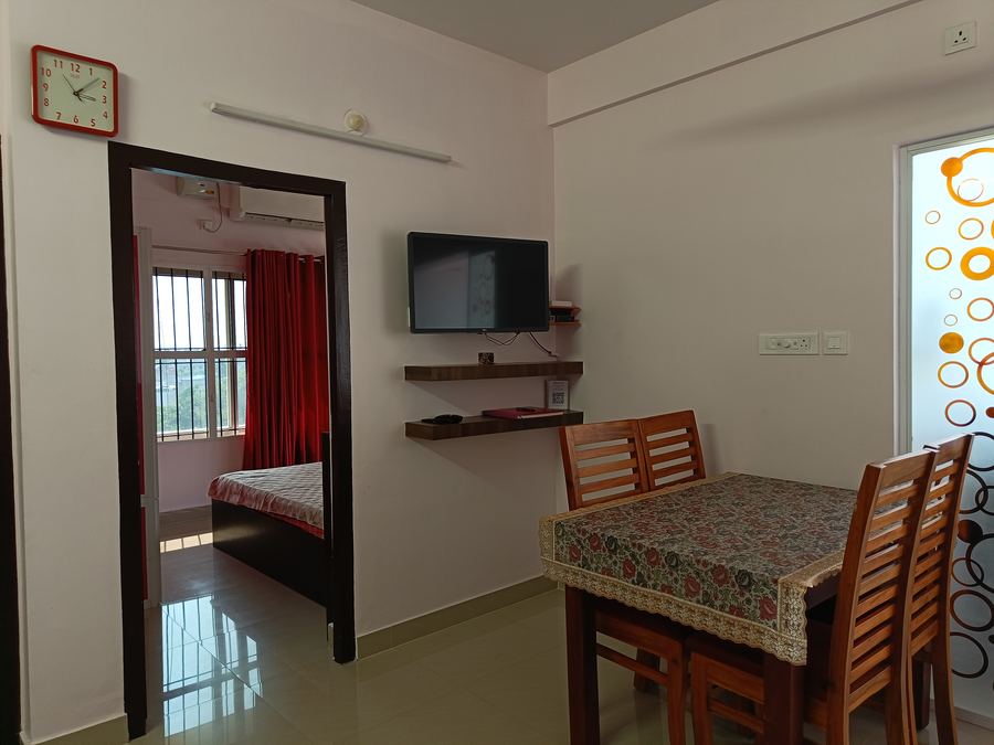 2 bhk furnished flat 200m to guruvayoor temple