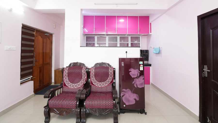 mayooram 2 bhk furnished apartment 200m to guruvayur temple