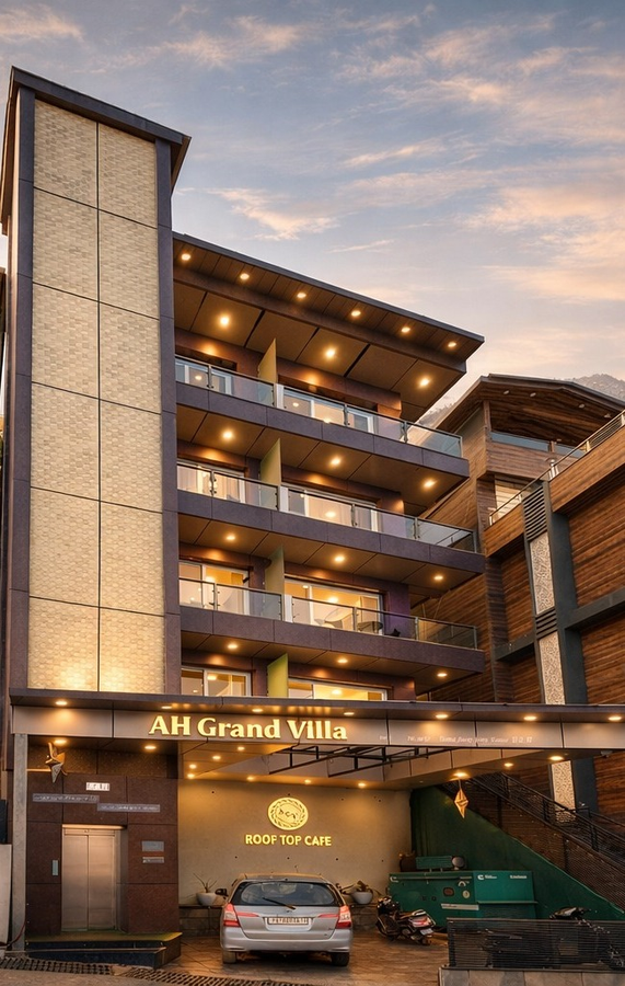 ah grand villa hotel near dalai lama temple