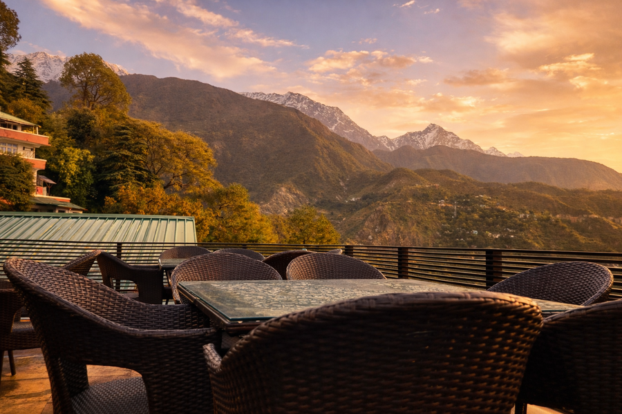 ah grand villa hotel near dalai lama temple