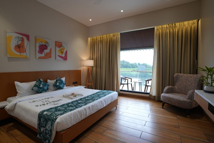 paramount riverfront resort and spa karjat