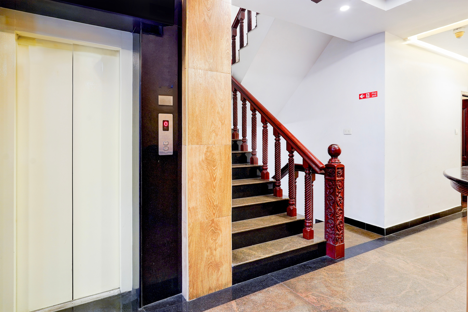 super townhouse white town near rock beach