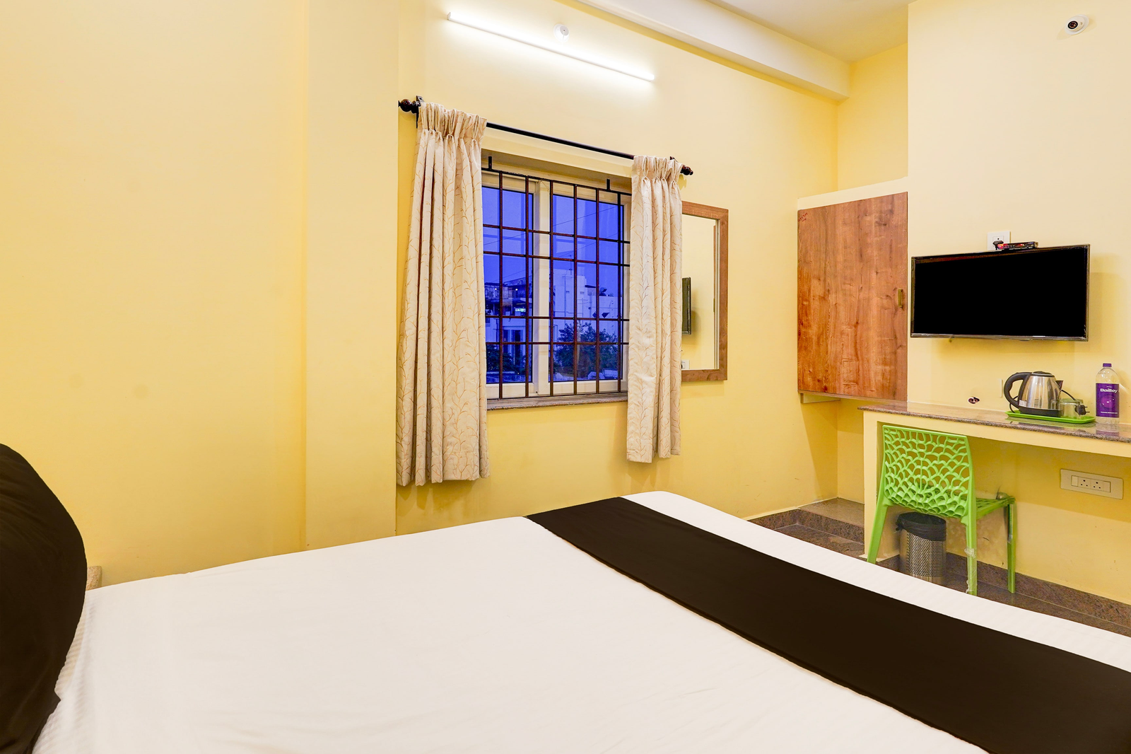 super townhouse white town near rock beach