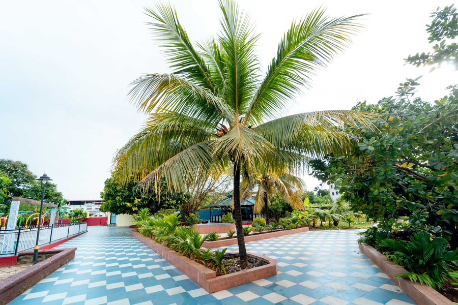 treebo green village resort with pool