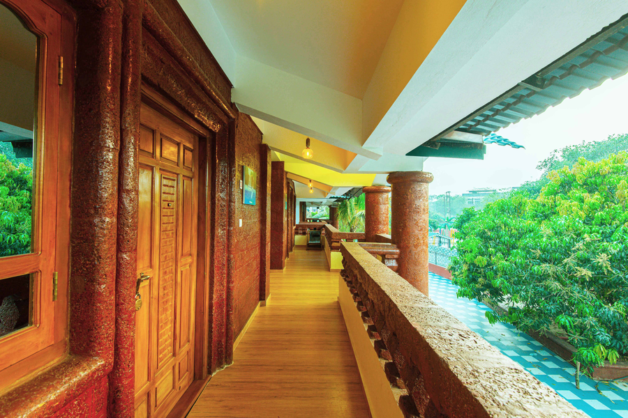 treebo green village resort with pool
