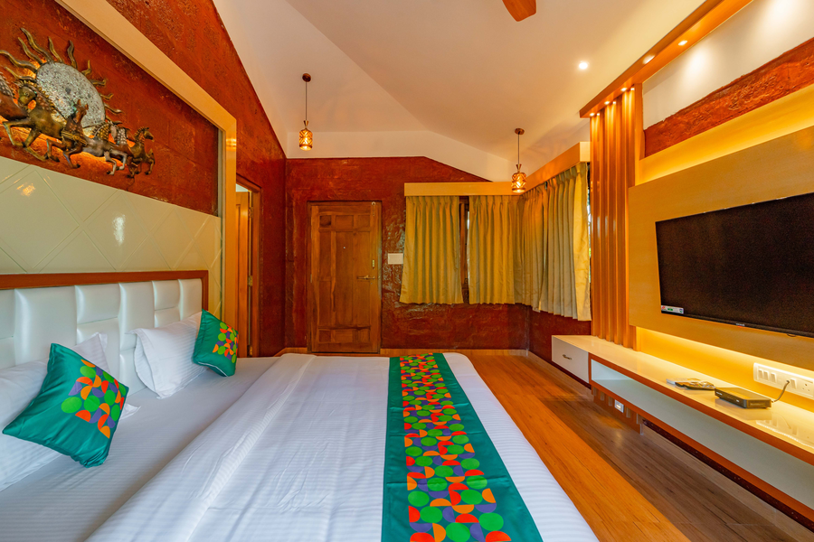 treebo green village resort with pool