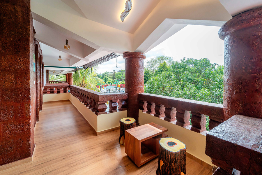 treebo green village resort with pool