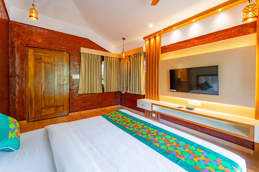 treebo green village resort with pool