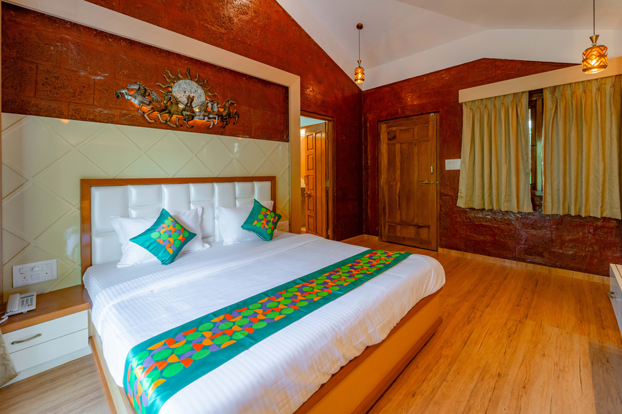 treebo green village resort with pool