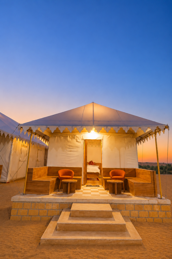 desert popular resort and camp