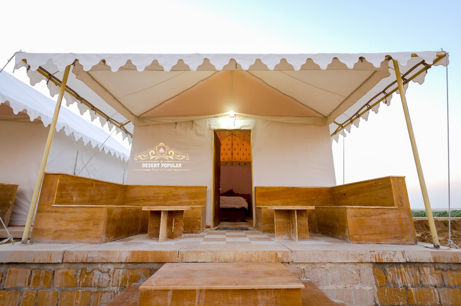 desert popular resort and camp