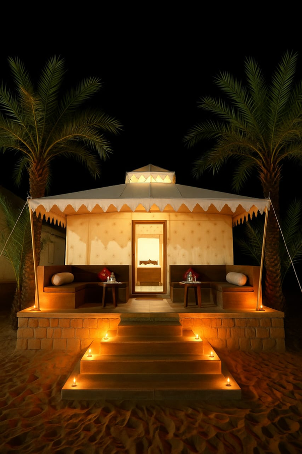 desert popular resort and camp