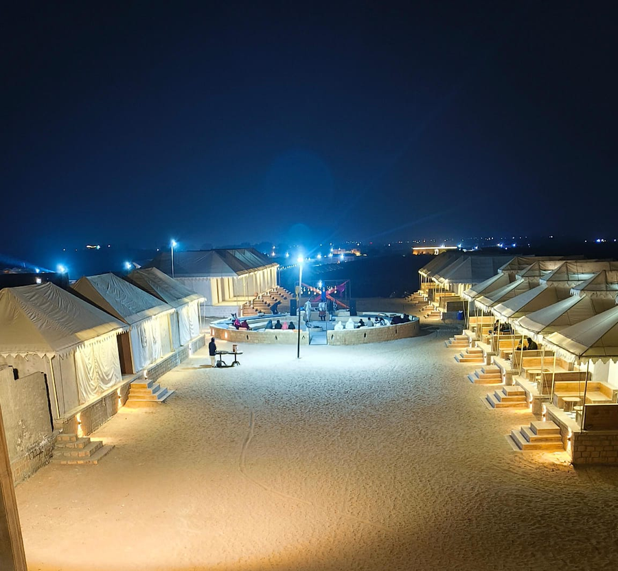 desert popular resort and camp