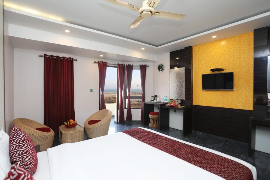 swimming sea facing hotel