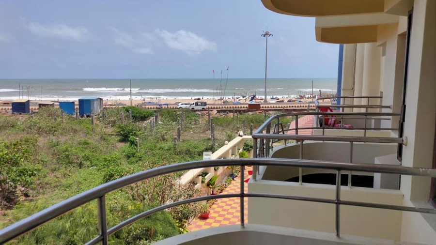 swimming sea facing hotel