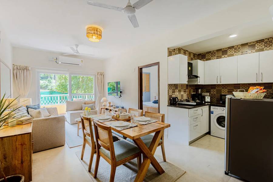 alaya stays 1 bhk with pool veera marina