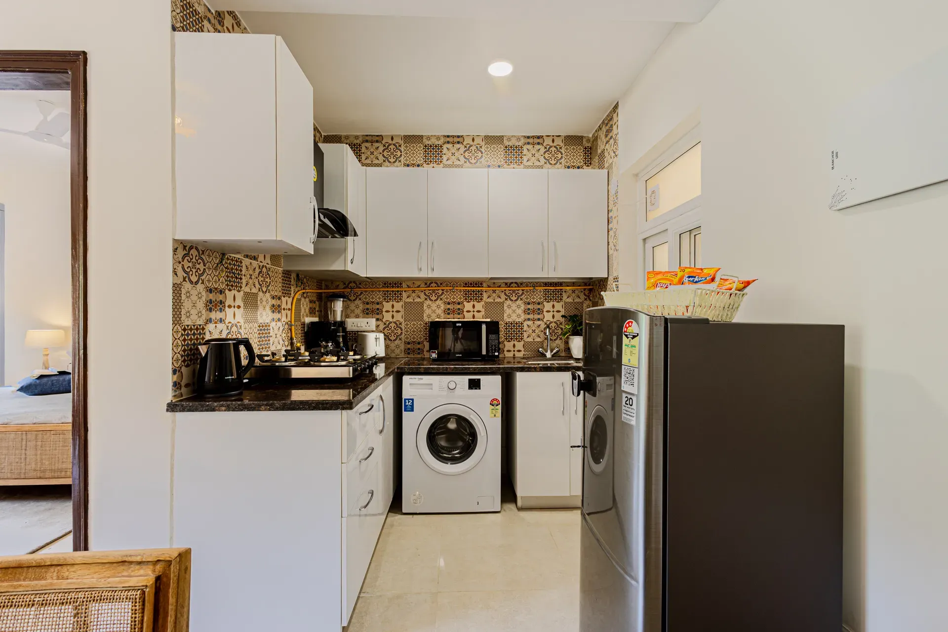 alaya stays 1 bhk with pool veera marina