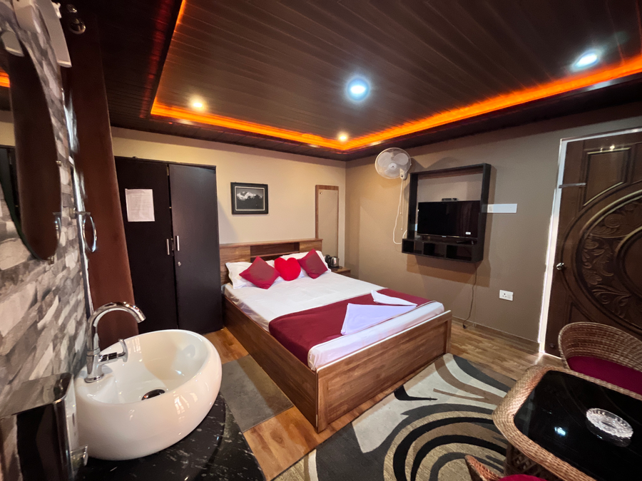 traditional hotel and restaurant