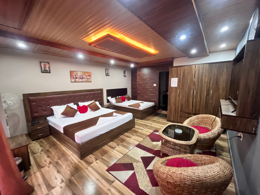 traditional hotel and restaurant