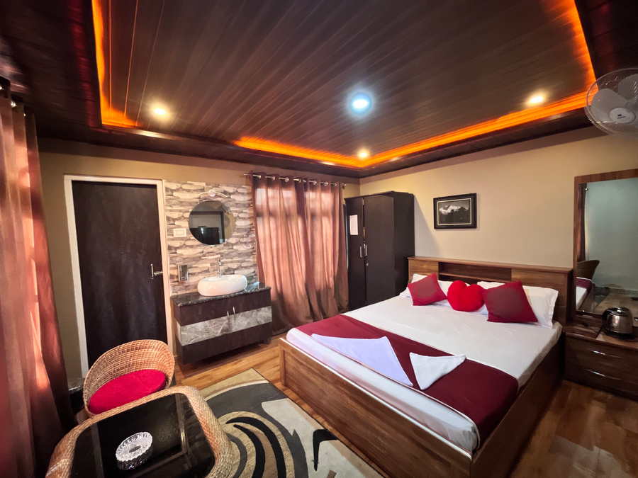 traditional hotel and restaurant