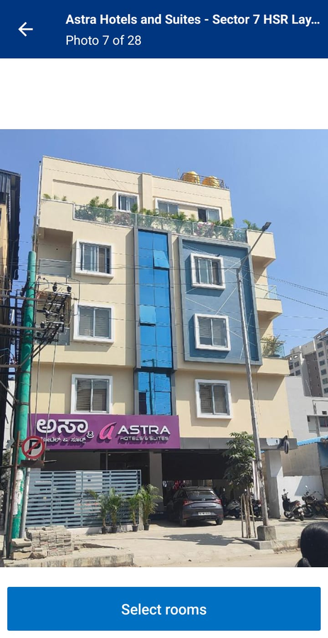 astra hotels and suites sector 7 hsr