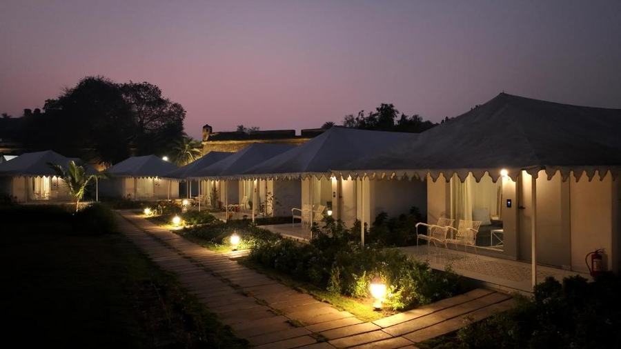 the fern seaside luxurious tent resort daman