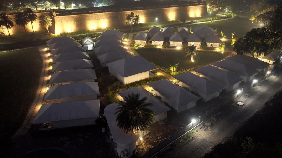 the fern seaside luxurious tent resort daman
