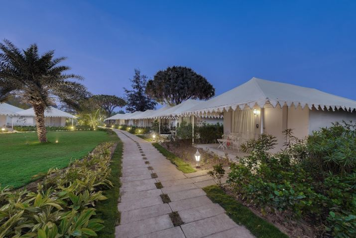 the fern seaside luxurious tent resort daman