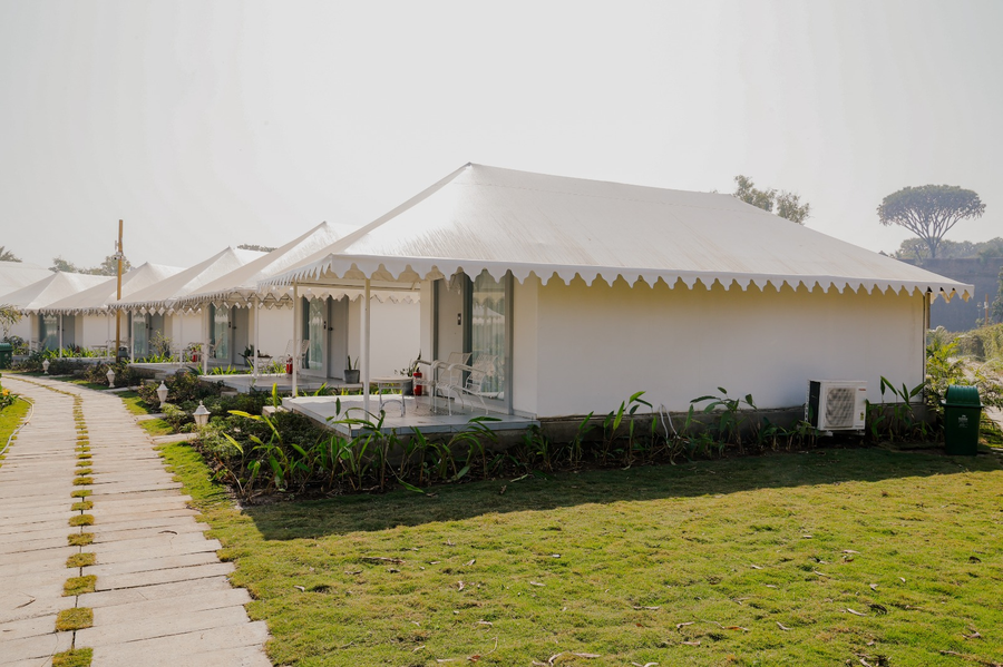 the fern seaside luxurious tent resort daman