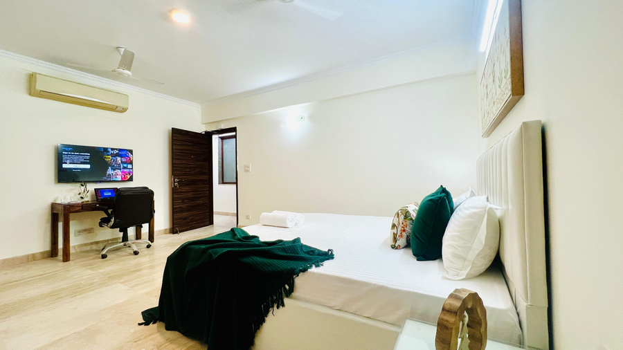 olive serviced apartments new friends colony