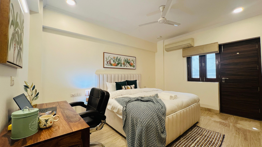 olive serviced apartments new friends colony