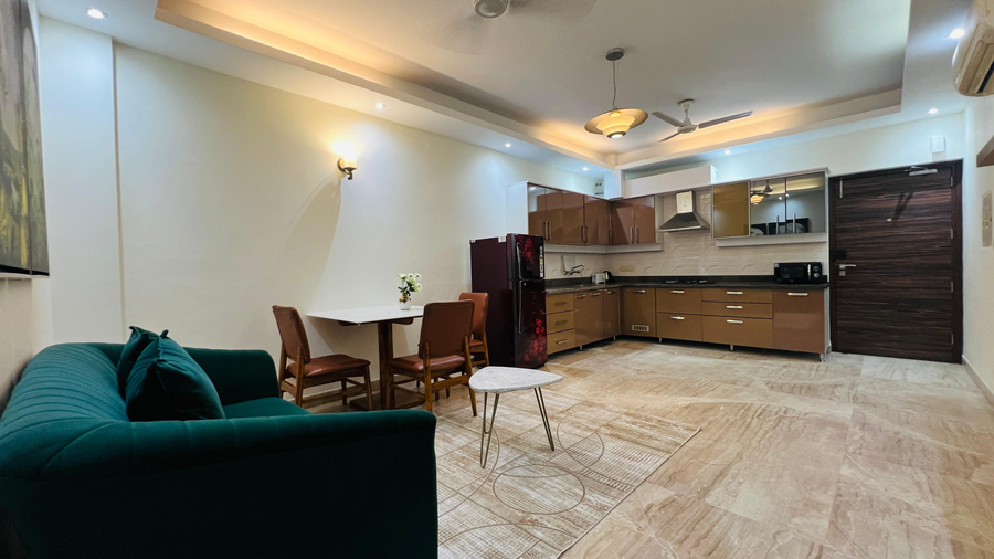 olive serviced apartments new friends colony