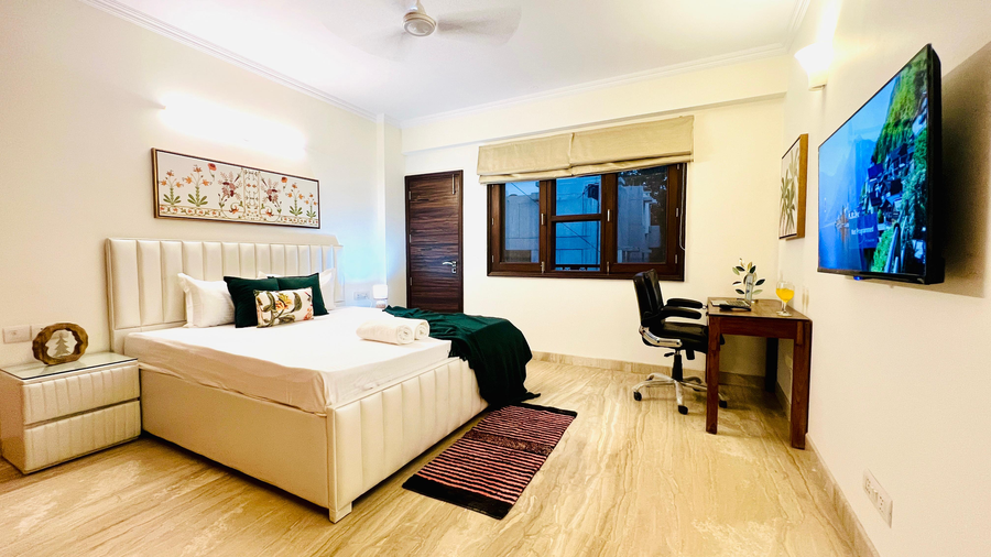 olive serviced apartments new friends colony