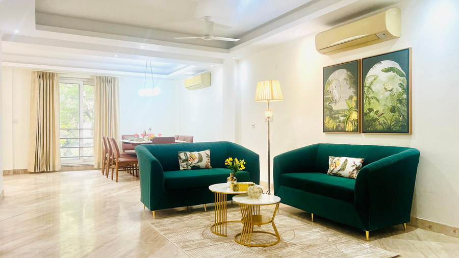 olive serviced apartments new friends colony