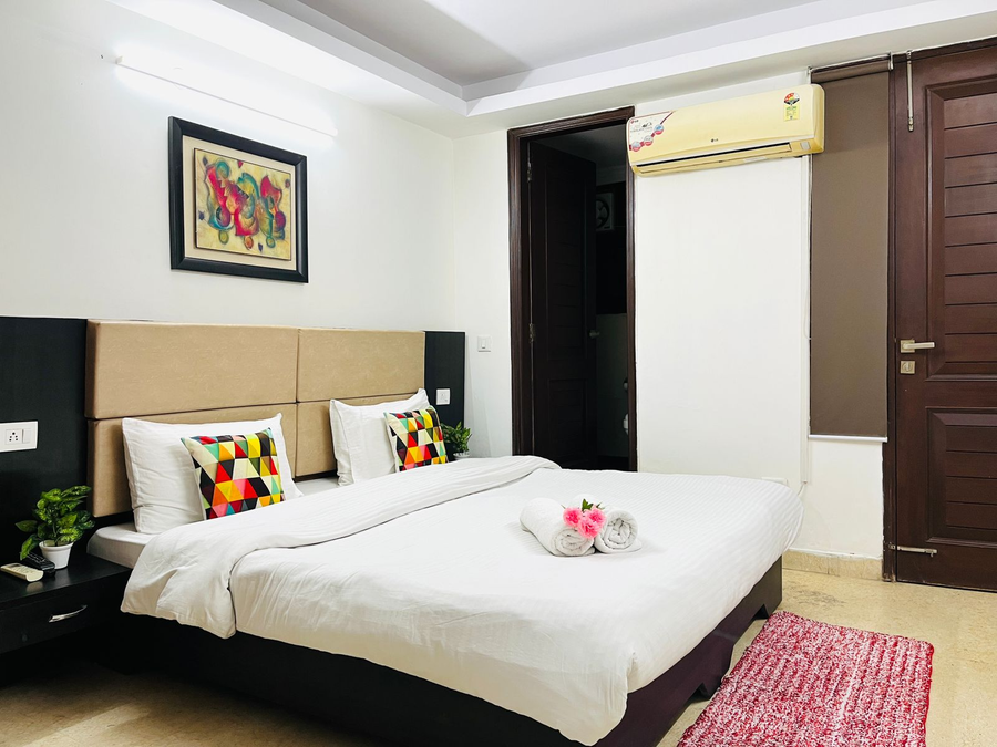 olive service apartments saket