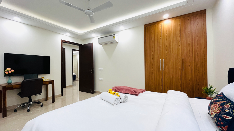 olive service apartments saket