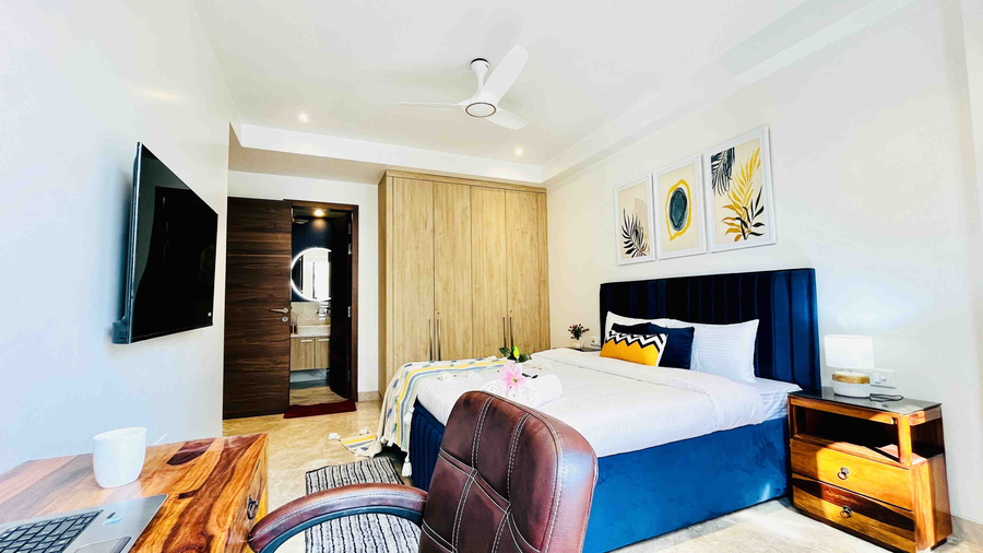 olive service apartments saket