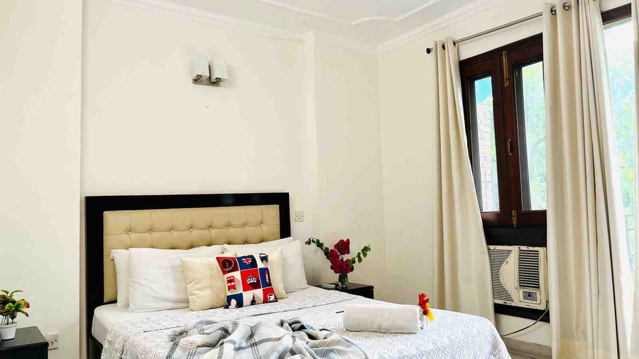 olive service apartments defence colony