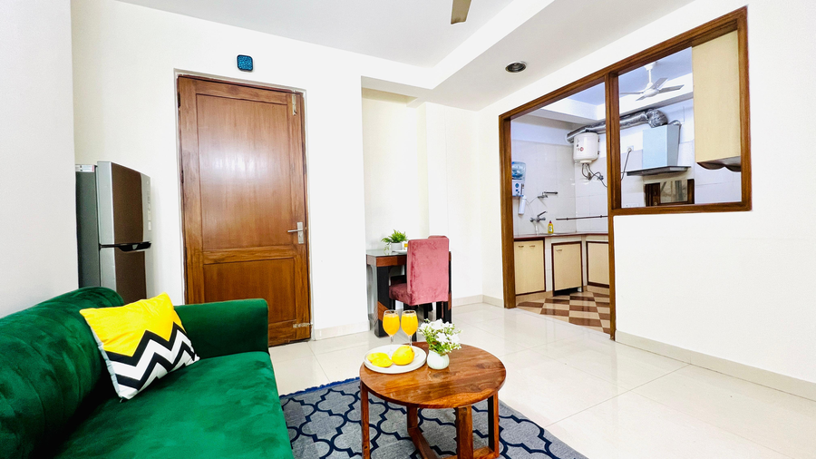 olive service apartments defence colony