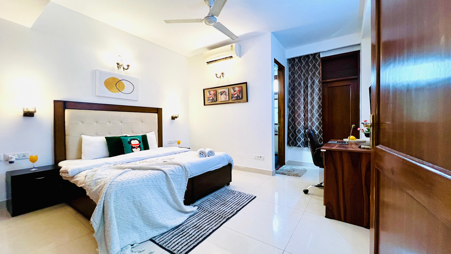 olive service apartments defence colony
