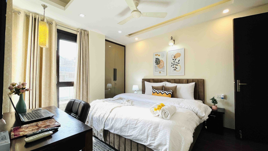 olive service apartments defence colony