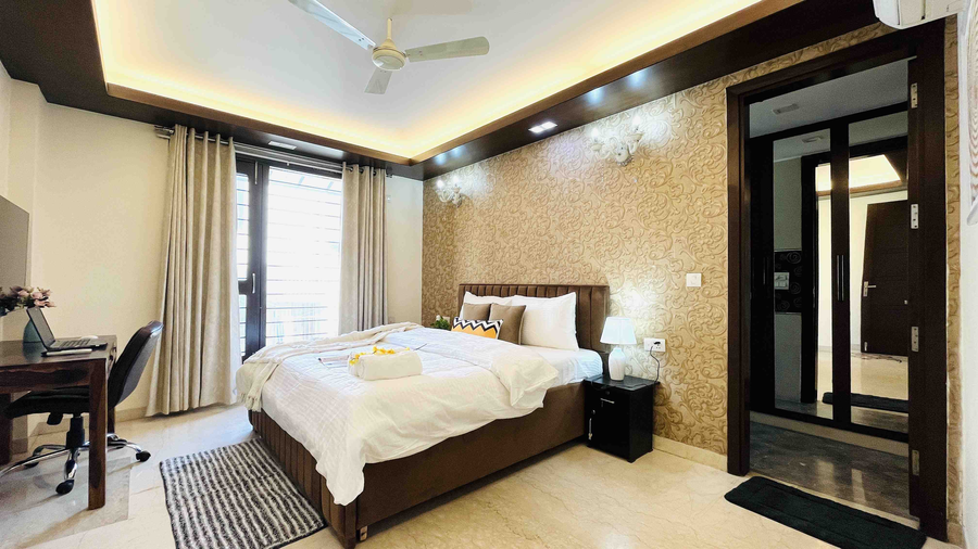 olive service apartments defence colony