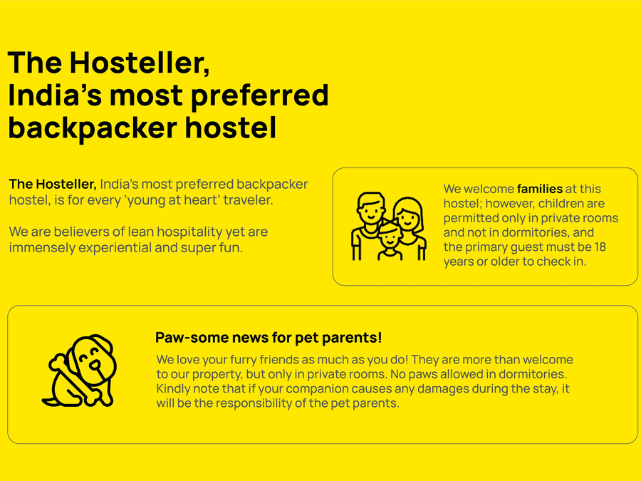 The Hosteller Amritsar, Near Golden Temple, Amritsar Cantonment,2 star