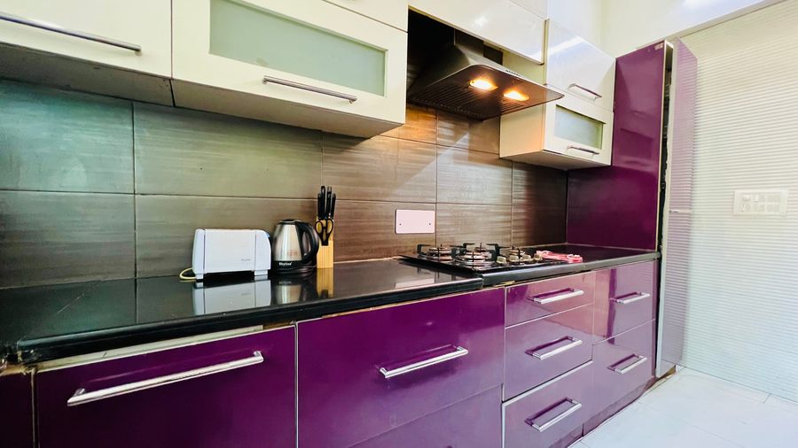 bluo 3bhk green park private garden balcony lift