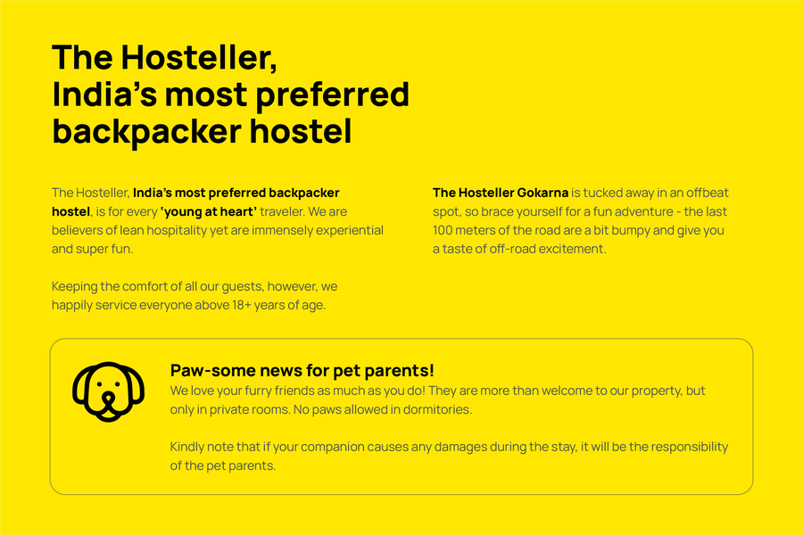 The Hosteller Gokarna,Kudle Beach,2 star