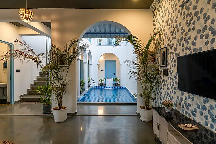 blu casa udaipur with pool